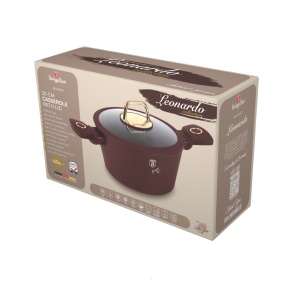 Oala cu capac 20 cm ,2.5 litri Leonardo Collection Berlinger Haus BH 8040
