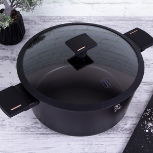 Oala cu capac, 28 cm antiaderenta cu titan Monaco Collection Berlinger Haus BH 8262N