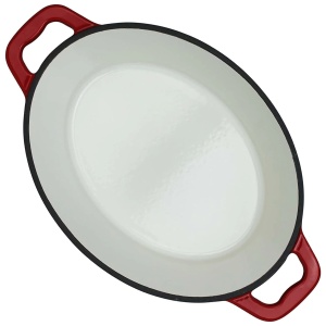 Oala fonta emailata tip roaster, 4 L 27.5x21x11 cm, pentru cuptor sau plita, potrivita pentru friptura, paine Xanten Carl Schmidt Sohn 070052