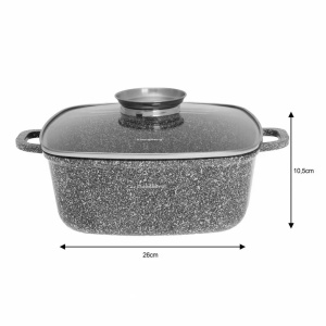 Oala cu capac 26x26 CM 5,5L Klausberg KB7531