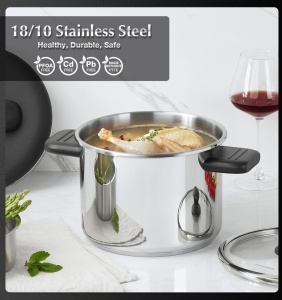 Oala sub presiune CSK, Carl Schmidt Sohn, 6 l, inox, negru 101152 - Img 12