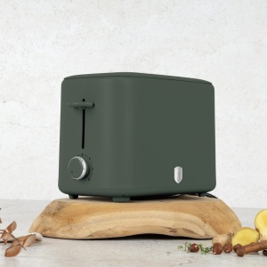 Prăjitor de pâine cu fante extra-late, 750 W, 6 niveluri – Berlinger Haus Green Matte BH 9705, verde mat, capac anti-praf - Img 4