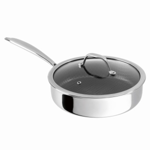 Tigaie inox cu capac Eternal Collection Berlinger Haus BH 8511, 24 cm, antiaderenta, inox, strat Eterna rezistent