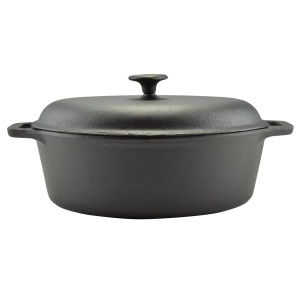 Roaster cu capac Perfect Home 15534, fontă pură, 32 cm - Img 3