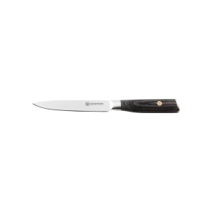 Set 3 cuțite esențiale Apex Carl Schmidt Sohn: bucătar 20 cm, utilitar 13 cm, de curățat 9 cm, mâner lemn pakka - Img 4