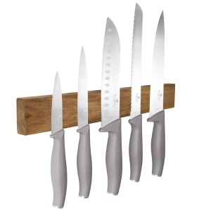 Set 5 cutite cu suport Taupe Berlinger Haus BH 2946