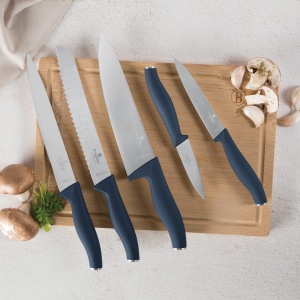 Set 6 cuțite de bucătărie din inox, în cutie cadou – Berlinger Haus Deep Sea BH 3141, albastru mat, mâner soft-touch - Img 13