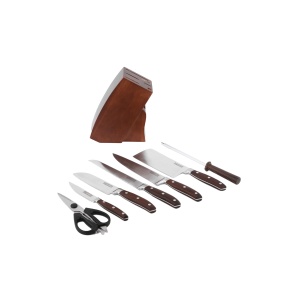 Set cutite 7 piese cu suport din lemn, stabil, elegant, de calitate Carl Schmidt Sohn Soltau 086848