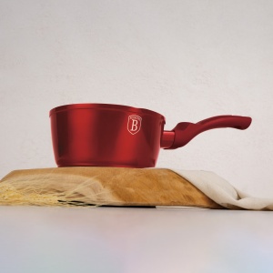 Set de oale marmorate 18 piese Burgundy Metalic Line Berlinger Haus BH 7035