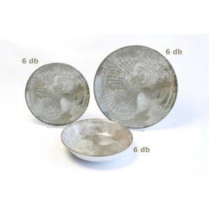 Set farfurii 803, 18 piese (6 plate, 6 adanci, 6 desert) bej Perfect Home 13702 - Img 1