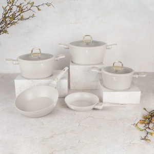 Set oale si tigai cu capace 10 piese Sahara Berlinger Haus BH 8080NN, potrivite si pentru inductie - Img 4