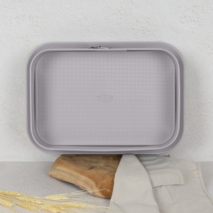 Tava dreptunghiulara 39x27 cm cu fund detasabil Taupe Berlinger Haus BH 7943, antiaderenta, gri