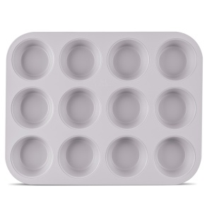 Tava muffins 12 forme Taupe Berlinger Haus BH 7947, antiaderenta, gri