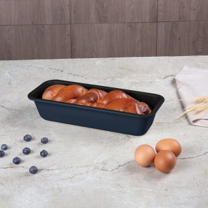 Tavă pentru chec 32 × 13,5 cm, antiaderentă – Berlinger Haus Deep Sea BH 8699, albastru mat, oțel carbon - Img 4