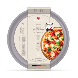 Tava pizza 32 cm Taupe Berlinger Haus BH 7931, antiaderent, gri