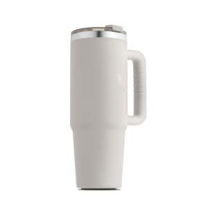 Termos 1L Sahara Collection BH 8831P, cu maner si pai, crem mat - Img 2