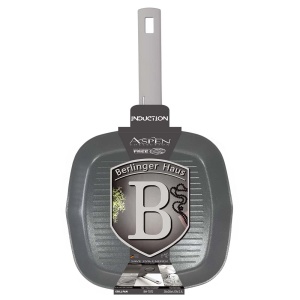 Tigaie grill antiaderenta cu titan 28 cm Aspen Collection Berlinger Haus BH 7072