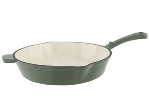 Tigaie grill fontă emailată 28,5 cm Verde lucios Castard Cosy & Trendy 2601652