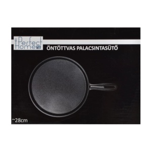 Tigaie pentru clătite 28 cm, fontă, Perfect Home 14753