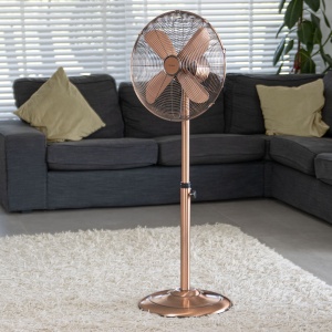 Ventilator vertical 50W, diametru 40 cm, culoare cupru Klausberg KB7719 - Img 3