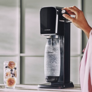 Aparat preparare bauturi carbogazoase, sifon Art, Black Sodastream 1013511401, negru - Img 4