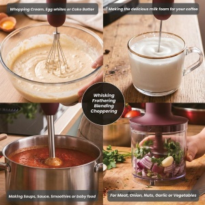 Blender de mână cu accesorii 6 în 1 Leonardo Berlinger Haus, BH 9563 - Img 5
