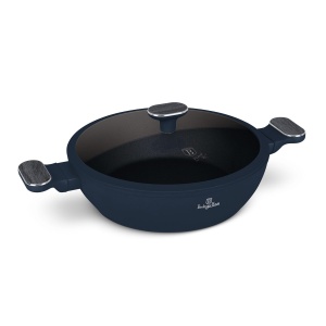 Cratiță cu capac 28 cm Berlinger Haus BH 8375, antiaderentă, Deep Sea