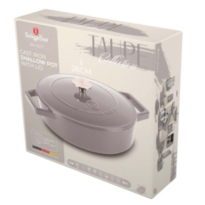 Cratita fonta 26 cm Taupe Berlinger Haus BH 6527
