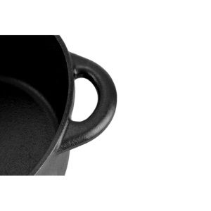 Cratita fonta cu capac 30 CM PERFECT HOME 17814 - Img 2