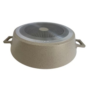 Cratita marmorata cu capac 40 CM RL-MR40ML Royalty Line - crem - Img 9