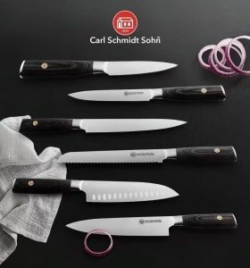 Cutit bucatar sef Apex, Carl Schmidt Sohn, 20 cm, maner lemn pakka 108472 - Img 7