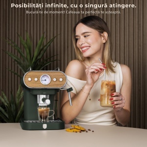 Espressor 3 in 1 Matte Green Nordic Berlinger Haus BH/9857 - Img 9