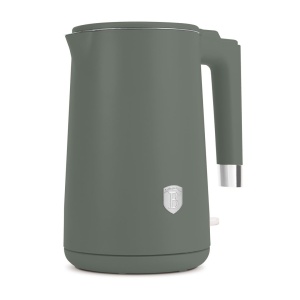 Fierbător de apă cu pereți dubli, 1,7 L – Berlinger Haus Green Matte BH 9924, verde mat