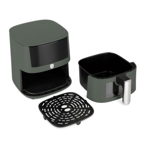 Friteuză cu aer cald 8 L, 1650 W, 11 programe – Berlinger Haus Green Matte BH 9710, verde mat, timer 60 de minute - Img 4
