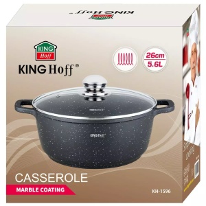 Oala cu capac 26 CM 5,6L Kinghoff KH1596