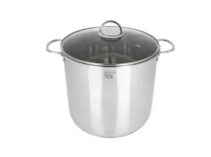 Oală inox 22,5 L, 32x28 cm – Carl Schmidt Sohn Trier 075200, pentru bulion, conserve și sterilizat borcane, compatibilă cu inducția