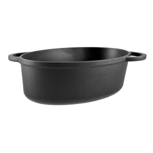 Oală ovală cu capac Perfect Home 17812, pentru cuptor, 37,5x26 cm - Img 6