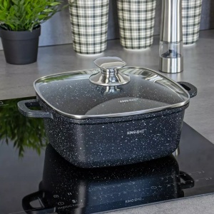 Oala cu capac 22x22 CM 3,7L Kinghoff KH1602