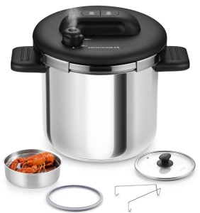 Oala sub presiune CSK, Carl Schmidt Sohn, 8 l, inox, negru 101176 - Img 2