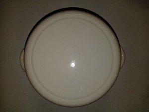 RESIGILAT - Oala fonta emailata cu capac crem Perfect Home 17920, 20 cm, 2L - Img 3