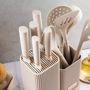 Set 12 piese de ustensile si cutite cu tocator si suport Klausberg KB 7935 - Img 4