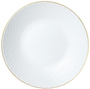 Set farfurii 18 piese, alb cu detalii aurii Kinghoff KH1876 - Img 6