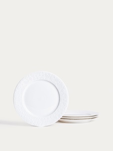 Set farfurii Beno, Homla, 12 bucati, alb 778247 - Img 2