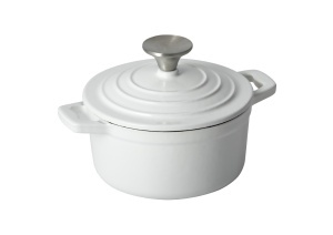 Set oale de fonta 7 piese XANTEN CARL SCHMIDT SOHN 098405, alb, compatibil toate tipurile de plite - Img 2