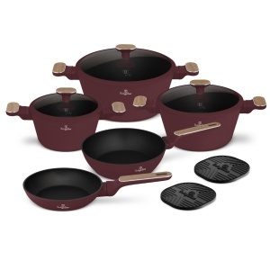 Set oale si tigai 10 piese Leonardo Nordic Collection Berlinger Haus BH 8305 - Img 3