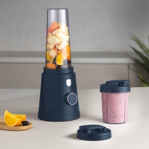 Smoothie maker 320 W cu 2 recipiente de voiaj – Berlinger Haus Deep Sea BH 9882, albastru mat, zdrobește gheața - Img 7