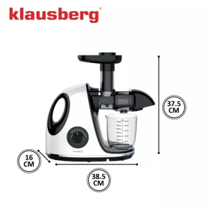Storcator de fructe cu rotație lentă Klausberg KB7864, alb - Img 3