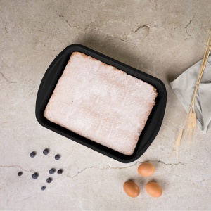 Tavă dreptunghiulară pentru cuptor 40 × 28,5 cm, antiaderentă – Berlinger Haus Deep Sea BH 8697, albastru mat, oțel carbon - Img 7