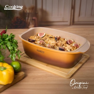 Tava Roaster Din Aluminiu Turnat + Capac 39 X 22.5 X 11 Cm, 5.3l, Nicolai Tand, Origini, Cooking By Heinner HR-BJK-TV11