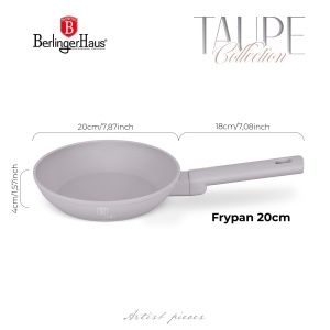 Tigaie 20 cm Taupe Berlinger Haus BH 8082
